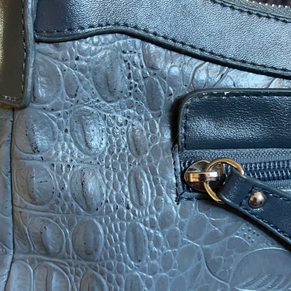 SUMMER SALE Sharif 🌹Vintage NY Designer Leather Studded Purse w/ Silver Lock - Picture 14 of 16